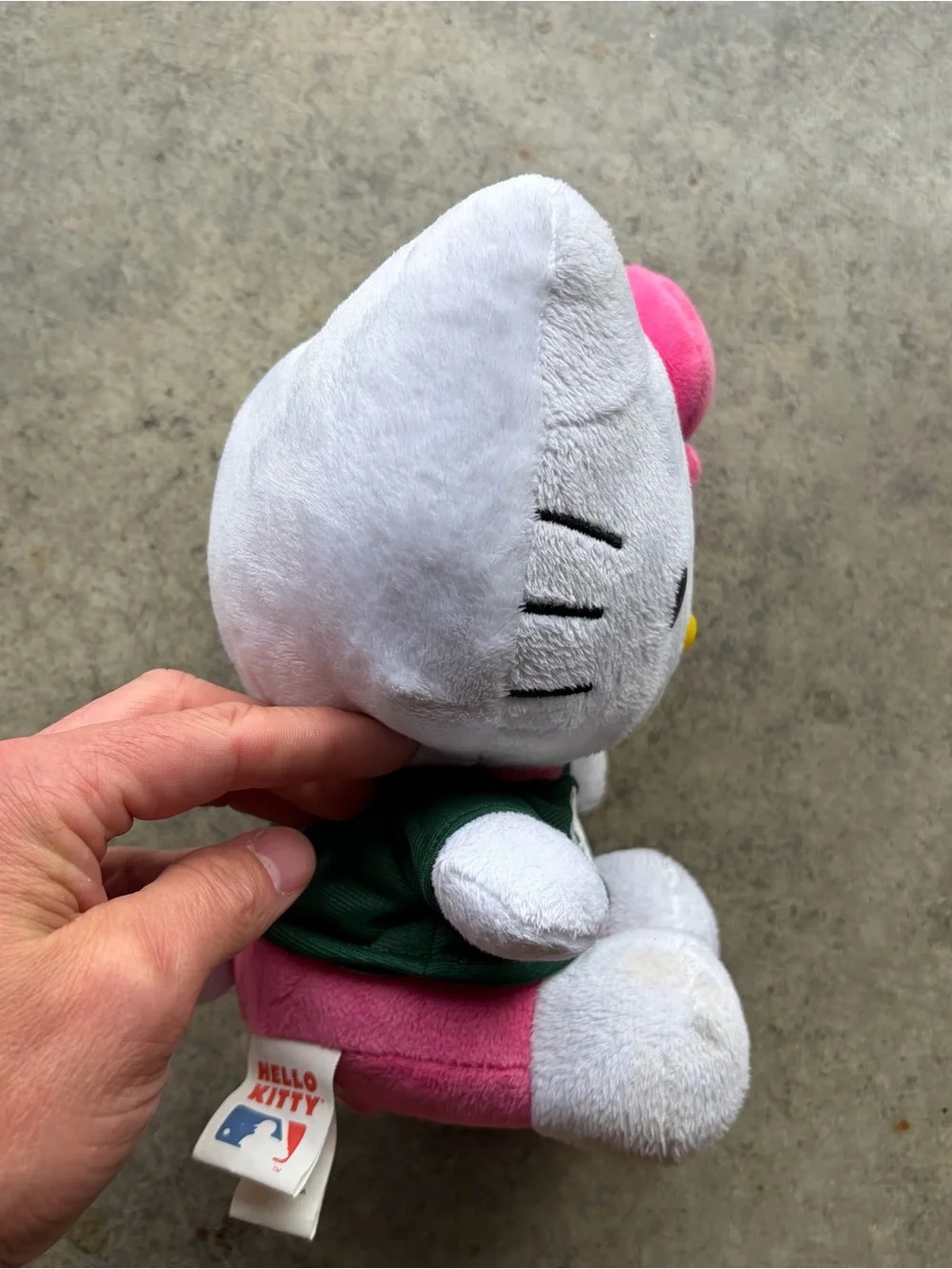 Hello Kitty 2026 Athletics Plush Green/White MLB Baseball Collectible